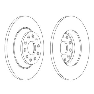 Гальмівний диск ferodo ddf2506c