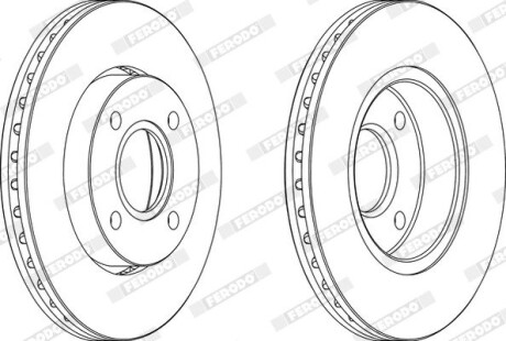 Диск тормозной ferodo ddf423