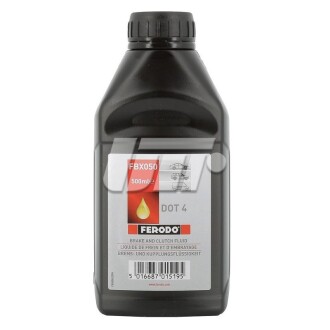 Гальмівна рідина DOT4 500ml ferodo fbx050