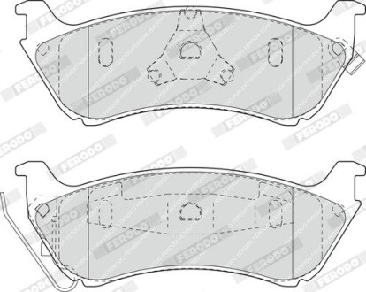 Гальмівні колодки дискові ferodo fdb1401