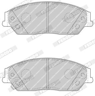 Гальмівні колодки, дискові ferodo fdb4443