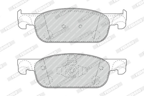 Гальмівні колодки, дискові ferodo fdb4907 (фото 1)