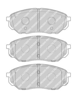 Тормозные колодки, дисковые ferodo fdb4983
