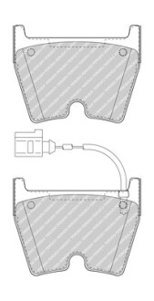 Колодки тормозные дисковые ferodo fdb5023