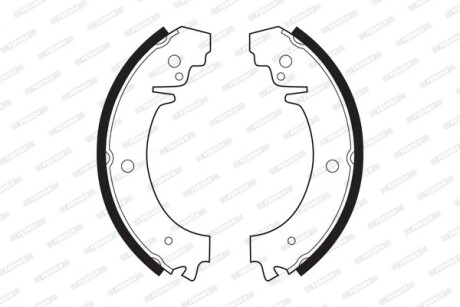 Колодки тормозные барабанные ferodo fsb59