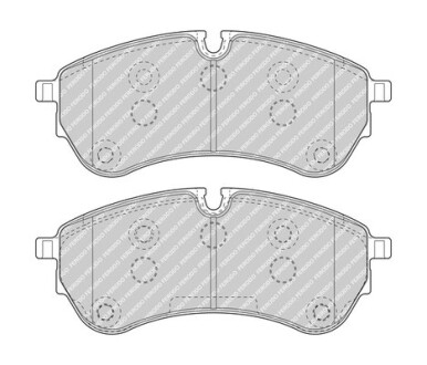 Тормозные колодки, дисковые ferodo fvr5067