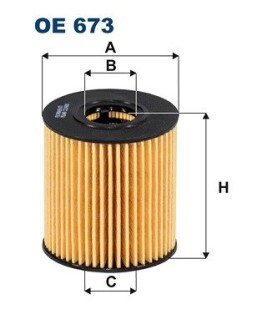 Фильтр масляный filtron oe673