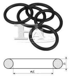 Шайба болта зливу оливи Opel Corsa 1.2/1.4 09- (18x2) (к-кт 10шт) fischer Automotive One (FA1) 602.990.010