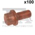 Болт с головкой системы TORX из черного металла fischer Automotive One (FA1) 982T06512100 (фото 1)