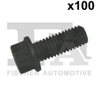 Болт з головкою системи TORX з чорного металу fischer Automotive One (FA1) 982-T08-121.100