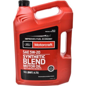 Олива моторна Motorcraft Synthetic Blend 5W-20, 4.73л. ford xo5w205q3sp