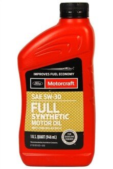 Масло моторное Full Synthetic 5W30 0.946 L ford xo5w30q1fs