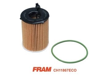 Фільтр оливний двигуна, змінний елемент fram ch11867eco