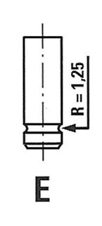 Клапан випускний freccia r3352/RCR