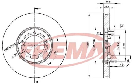 Диск тормозной fremax bd5610 (фото 1)