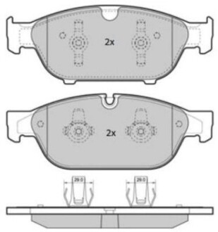 Колодки тормозные fremax fbp-1852