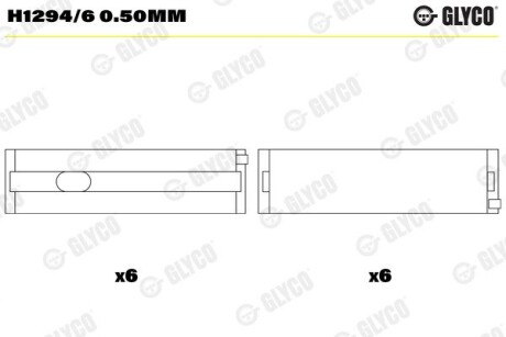 Glyco h1294/6 0.50MM