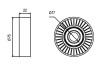 Натяжний ролик поліклинового ременя gmb gta0080 (фото 4)