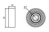 Направляючий ролик поліклинового ременя gmb gta0160 (фото 4)