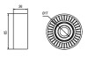 Натяжний ролик поліклинового ременя gmb gta0370 (фото 4)