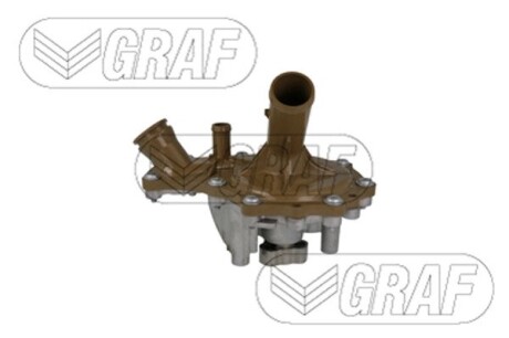 Помпа води Citroen Jumper 2.2HDI/Fiat Ducato 2.2D/Ford Transit 2.2TDCi 06- (5 лоп.) (з корпусом) graf pa1375