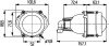 Фара основна HB3 12V з лампою розжарювання лів./прав. hella 1BL998570001 (фото 2)