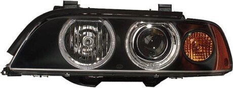 BMW фара основна Xenon поворот жовтий D2S/H7 H21вт PY21W прав.5 E39 95- hella 1EL 008 052-521