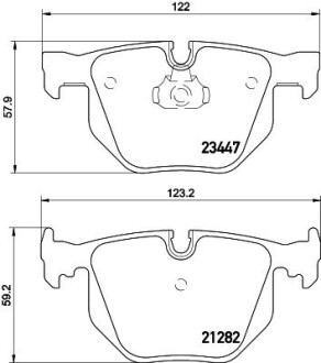 Колодки тормозные Дисковые Комплект; задн. hella 8DB355009331