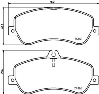 Колодки тормозные дисковые комплект; передняя. hella 8DB355014221