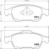 Колодки тормозные дисковые комплект; передняя. / Kaptur 2.0 2013>, Duster 2011> hella 8DB355014791 (фото 1)