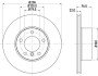 Диск тормозной перед. (вентил.) BMW 5-serie (E39) (296*22) hella 8DD355104591 (фото 1)