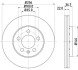 VW Диск тормозной вент.передн. Audi A3,Golf IV,Polo,Skoda Fabia,Octavia hella 8DD355105361 (фото 1)