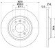 PEUGEOT Тормозн.диск задний CITROEN C5 III PEUGEOT 407, 508 I, 607, RCZ 1.6-3.0D 02.00- hella 8DD355110801 (фото 1)
