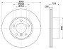 PRO BMW Гальмівний диск передн. E81/87/90/91/92 (300*24) hella 8DD355111921 (фото 1)