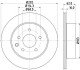 PRO NISSAN Гальмівний диск задн. вентил. X-Trail,Qashqai,Renault Koleos hella 8DD355118711 (фото 1)