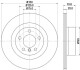 Диск тормозной с покрытием PRO; задн. / BMW X3 F 25 2010-2017 hella 8DD355119541 (фото 4)