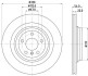 Диск тормозной PRO High Carbon; задн. hella 8DD355122561 (фото 1)