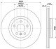 PRO BMW Гальмівний диск передн. 1 (F40), 2 Gran Coupe (F44), 2 Gran Tourer (F46), X1 (F48), X2 (F39) hella 8DD355122641 (фото 1)