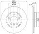 BMW диск гальм. передній MINI 1,6-2,0 10- hella 8DD355122931 (фото 1)