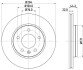 PRO HIGH CARBON VW диск гальмівний задн. (вентил.) T5 03- (294*22) hella 8DD355128031 (фото 1)