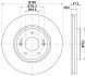 PRO HIGH CARBON HYUNDAI диск гальмівний передн. Tucson, ix35, Kia hella 8DD355128831 (фото 1)