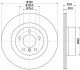 PRO HIGH CARBON BMW Диск гальмівний задн. X3 F25,X4 F26 11- hella 8DD355129811 (фото 1)