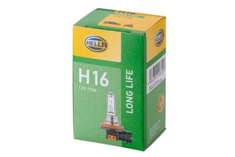 Лампа накаливания LONG LIFE H16 12В PGJ19-3 hella 8GH186996001