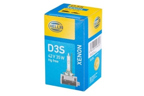 Лампа ксенонова D3S 42V 35W P32d-2-5 hella 8GS009028311