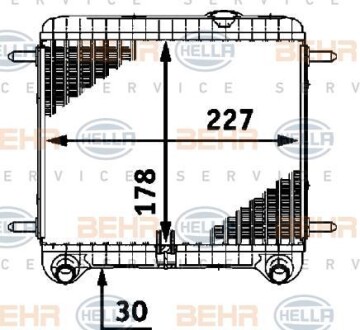 Радиатор (АКПП) hella 8MK 376 718-561