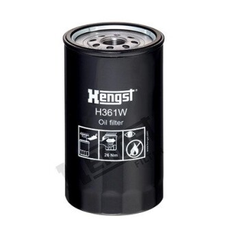 Фільтр масляний hengst filter h361W