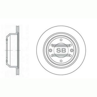 Тормозной диск hi-Q (SANGSIN) sd1032