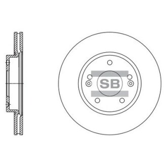 Диск тормозной hi-Q (SANGSIN) sd1135