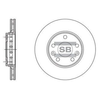 Тормозной диск hi-Q (SANGSIN) sd3060