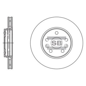 Гальмівний диск hi-Q (SANGSIN) sd3062